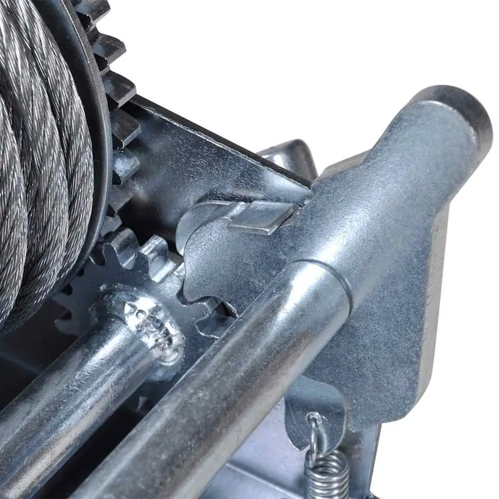 Heavy Duty Hand Winch with 10 m Cable