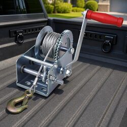 Hand Winch Specifications: 1130 kg Capacity, 10 m Cable
