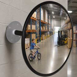 Specifications of 30cm Acrylic Convex Traffic Mirror