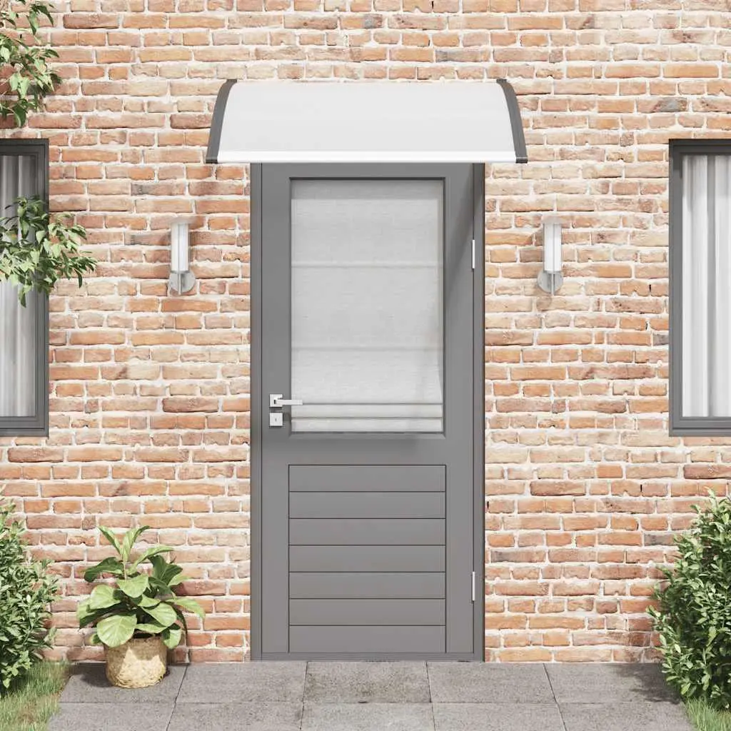 Door Canopy 120 x 100 cm in Black
