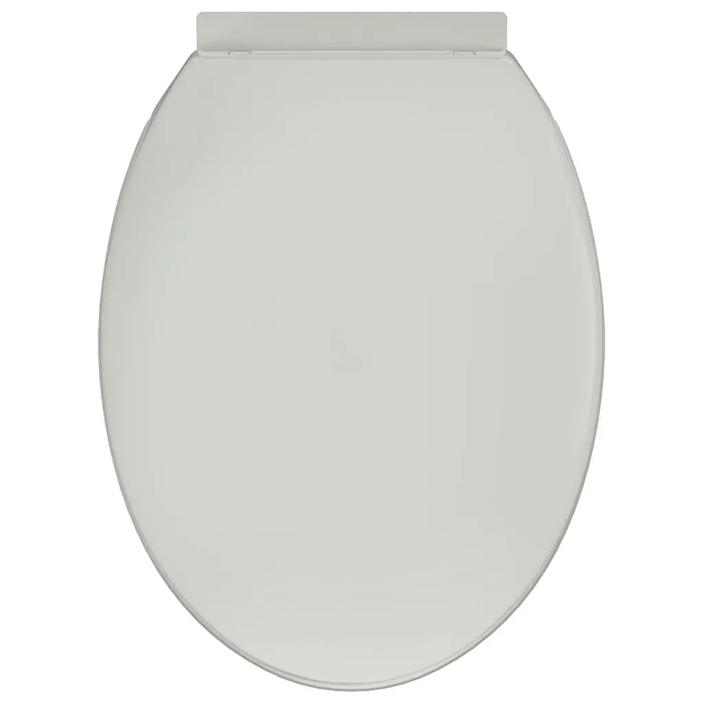 Soft-Close Toilet Seat Bathroom Accessory Oval White Standard Bowl