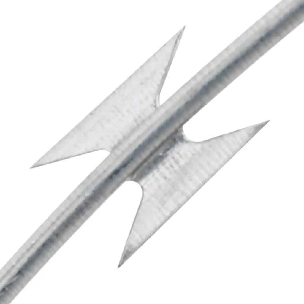 Razor Wire Clipped Concertina Coil Garden Fence Security 100m