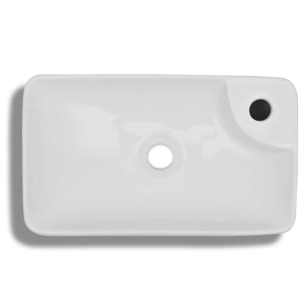 Ceramic Wash Basin with High Gloss Finish for Bathrooms