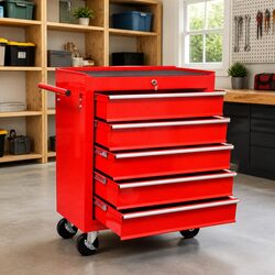 5-Drawer Tool Trolley Specifications for Efficient Storage