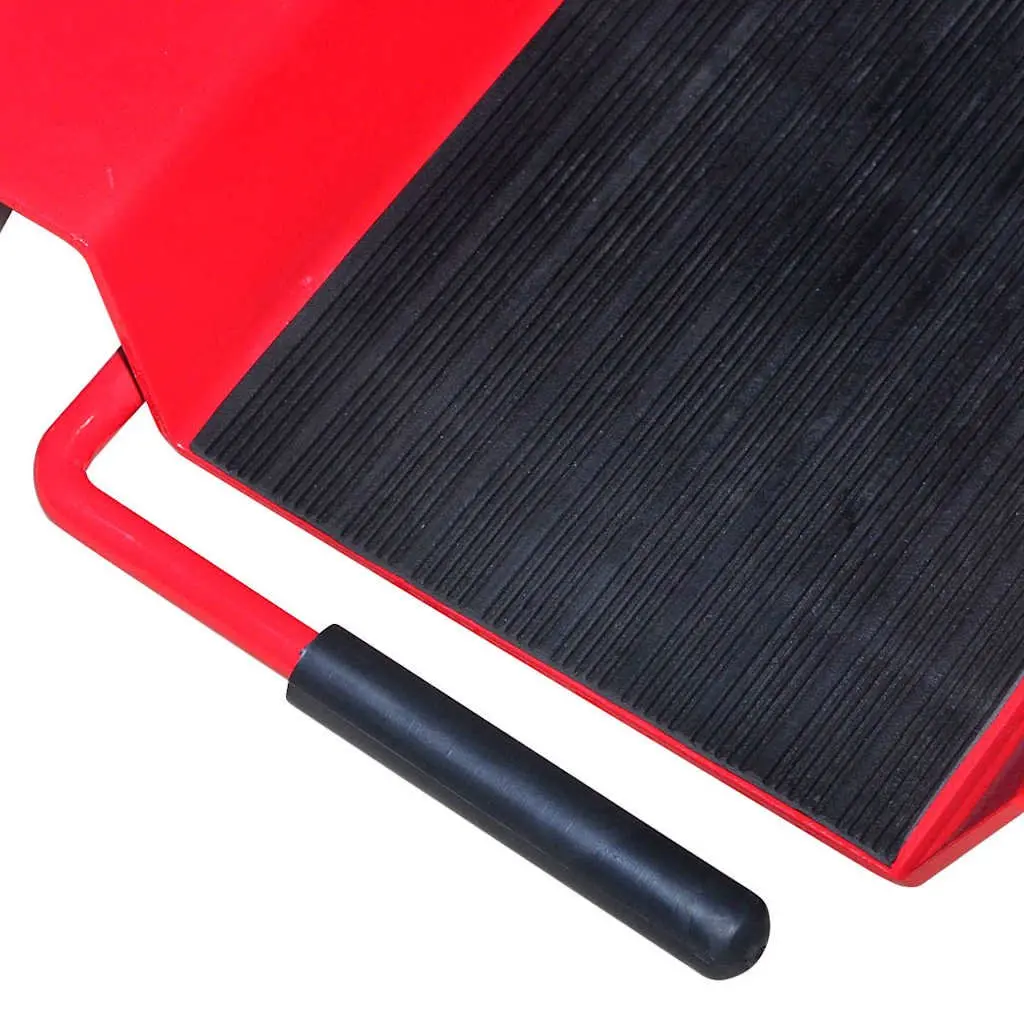 Motorcycle Dolly Centre Stand Red 360° Castors Heavy Duty Garage Equipment Tool
