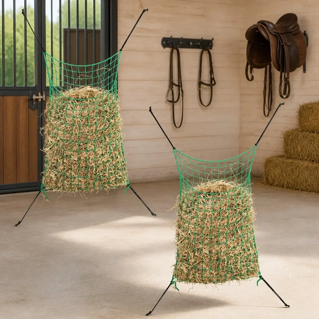 Hay Nets 2 Piece 0.9x1 m Green
