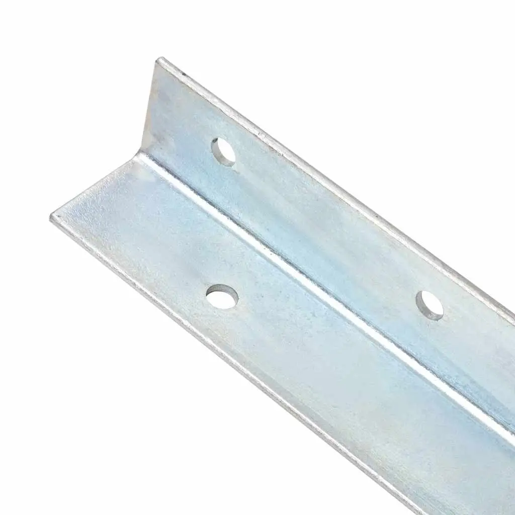 Ground Anchors L-Shaped for Play Tower 12 Piece Silver Steel Spikes