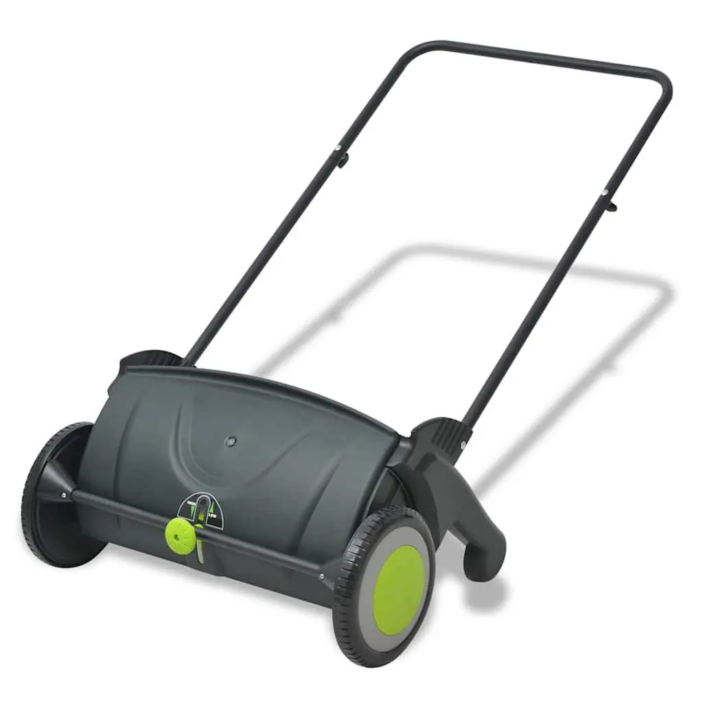 Lawn Sweeper 103L Lightweight Push Grass Leaf Collector Garden Maintenance Tool