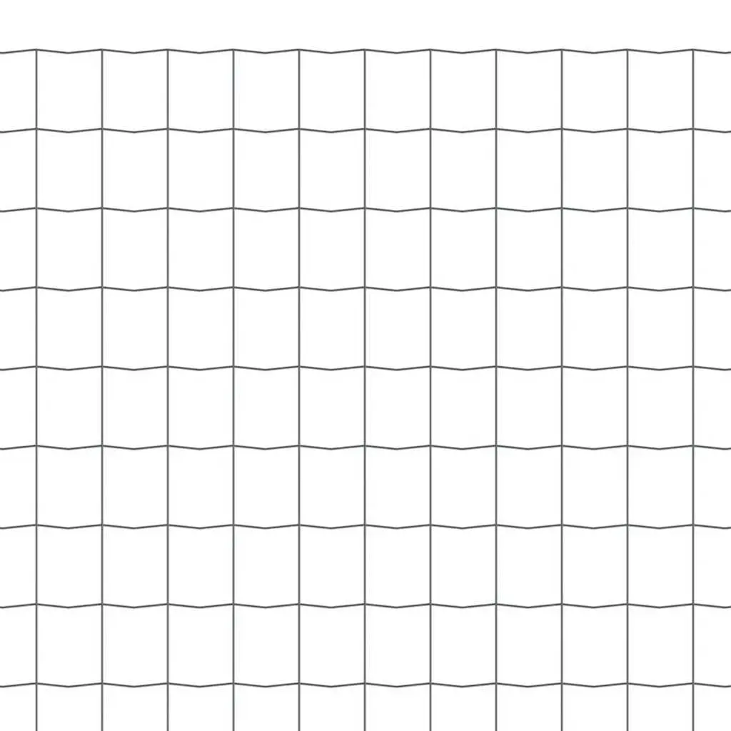 Steel Wire Mesh Panel Garden 25m Grey