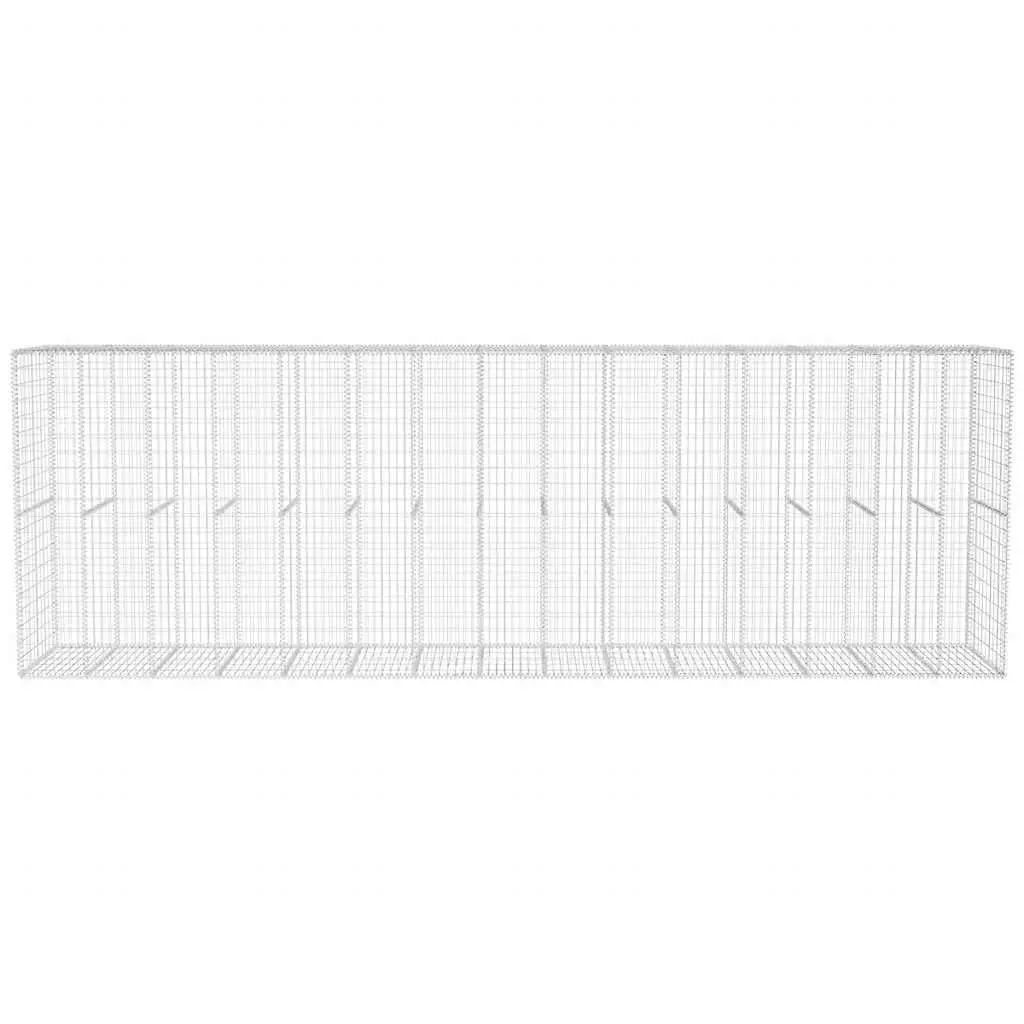 Gabion Wall Panel for Garden 6 Metre Galvanised Steel Retaining Fence Barrier