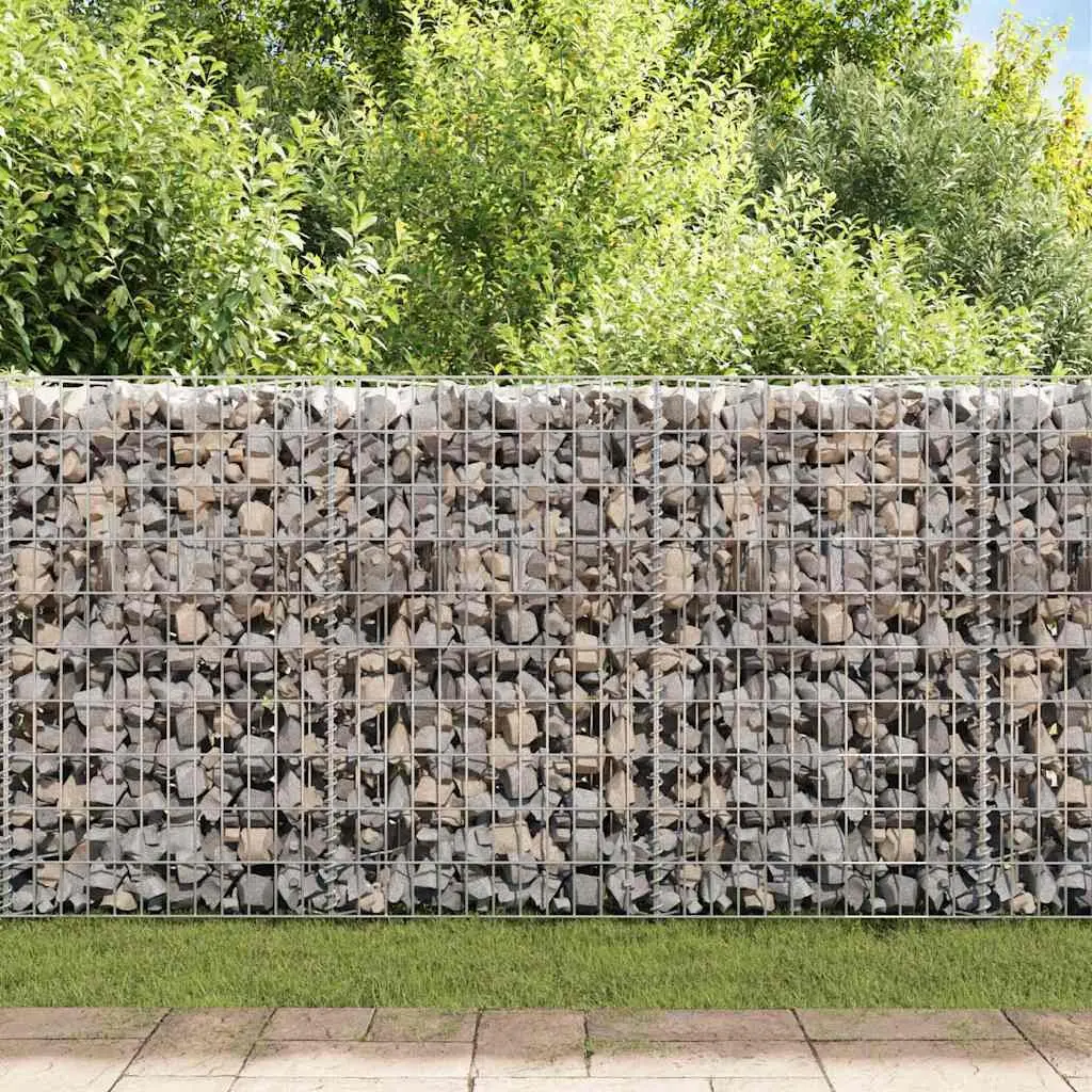 Galvanised Steel Gabion Basket Garden 120x30x100cm