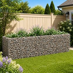 Specifications of Gabion Raised Bed Steel Planter 360x90x100 cm