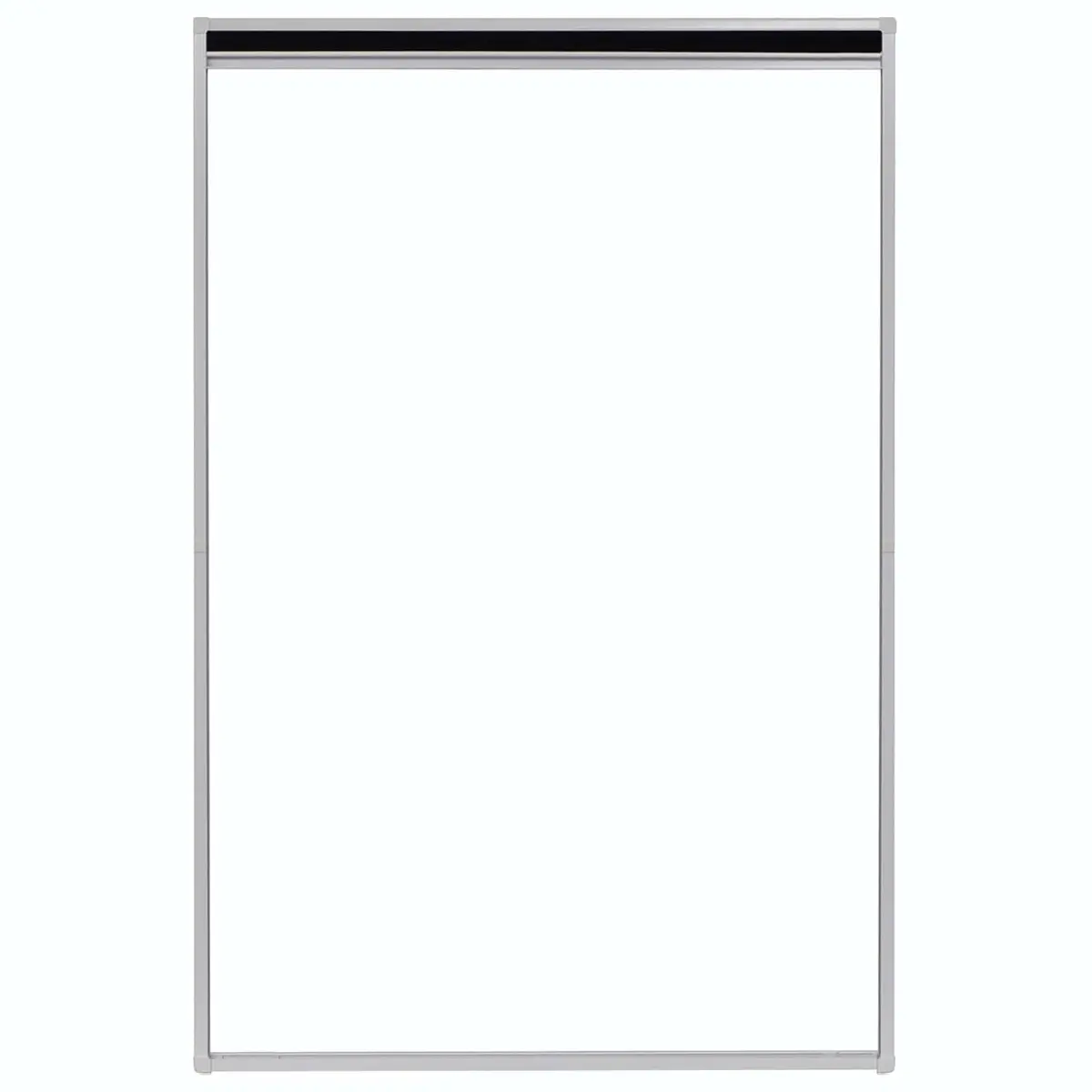 Plisse Insect Screen for Windows Aluminium Frame Mesh 80x120 cm Black