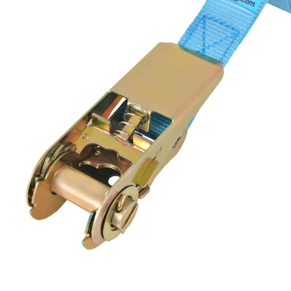Ratchet Tie Down Straps 10 pcs Heavy Duty Cargo Fastening 0.8 Tonnes 4m x 25mm