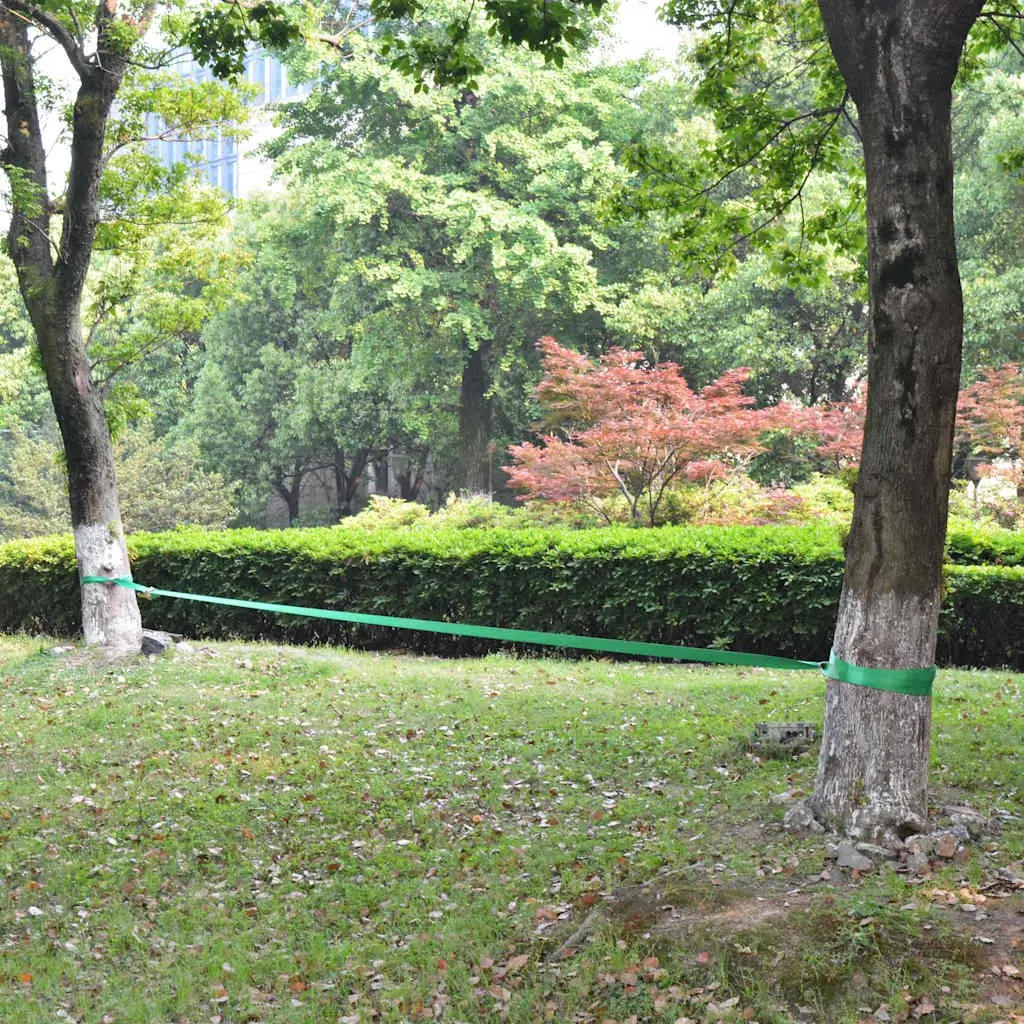 15m Green Slackline for Balance Training