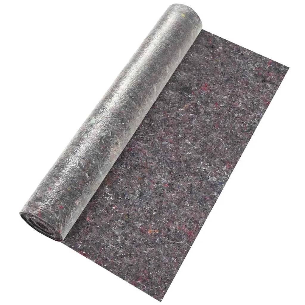 Painter Fleece 50m Roll Non-slip Floor Protection Dust Sheet Grey