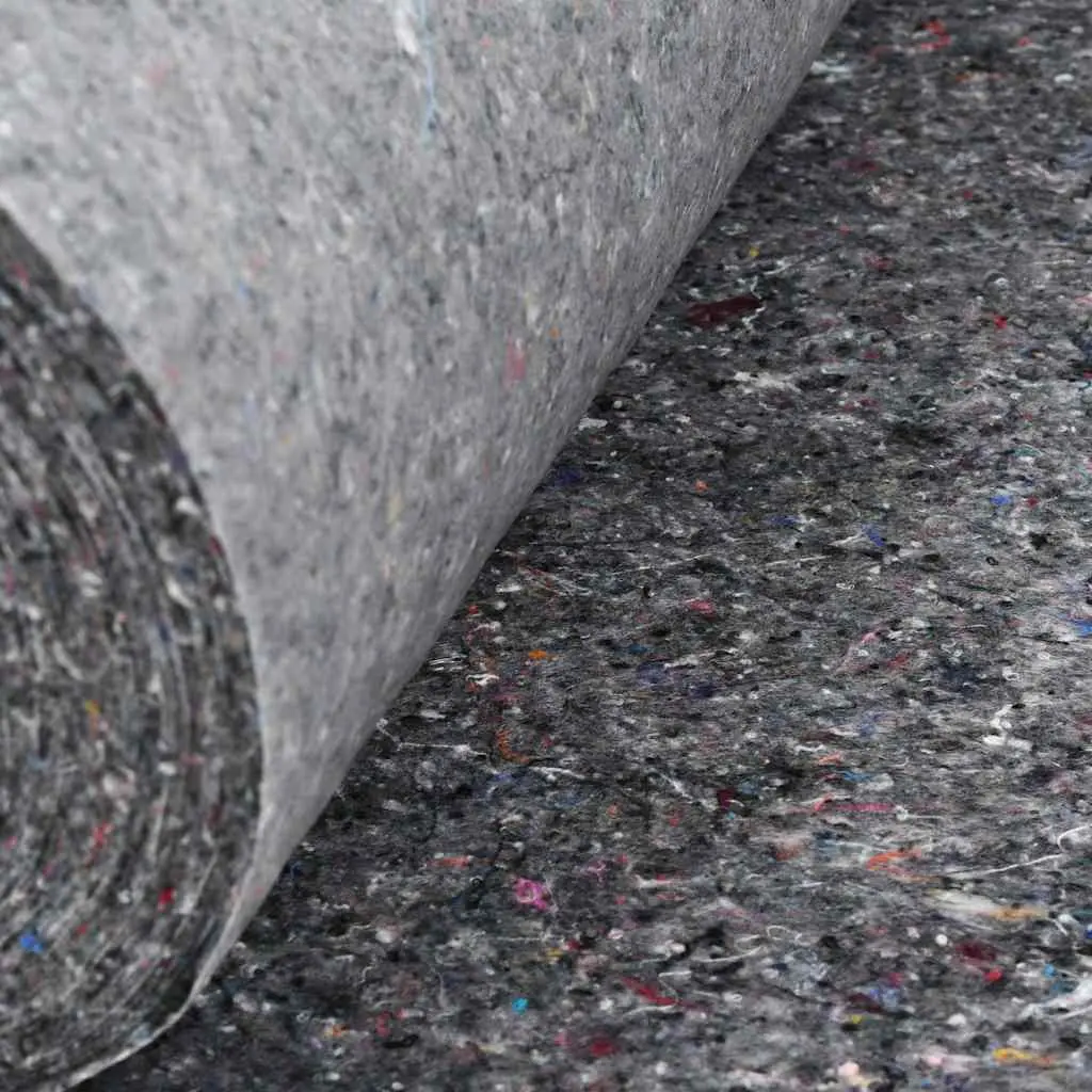 Painter Fleece Floor Protection Dust Sheet for Home Use 50m x 1m Grey Absorbent Non-slip