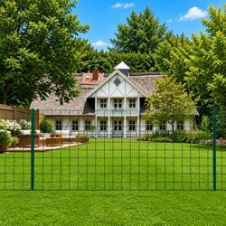 Euro Fence Panel Specifications: 20x0.8 m Green Steel Construction