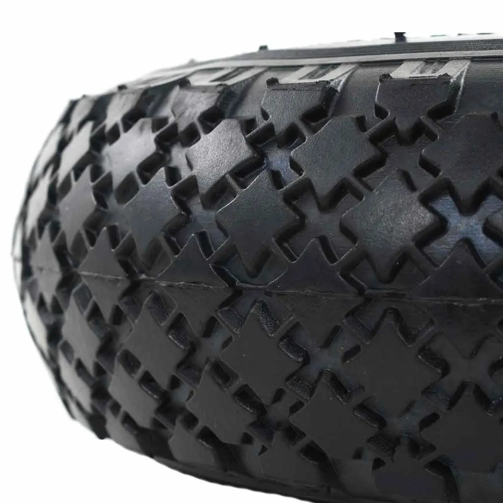 Pneumatic Spare Wheels for Hand Truck Sack Truck Trolley Cart 3.00-4 Size 2 Piece