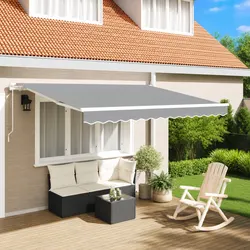Aluminium Retractable Awning Frame 300x250cm - Manual