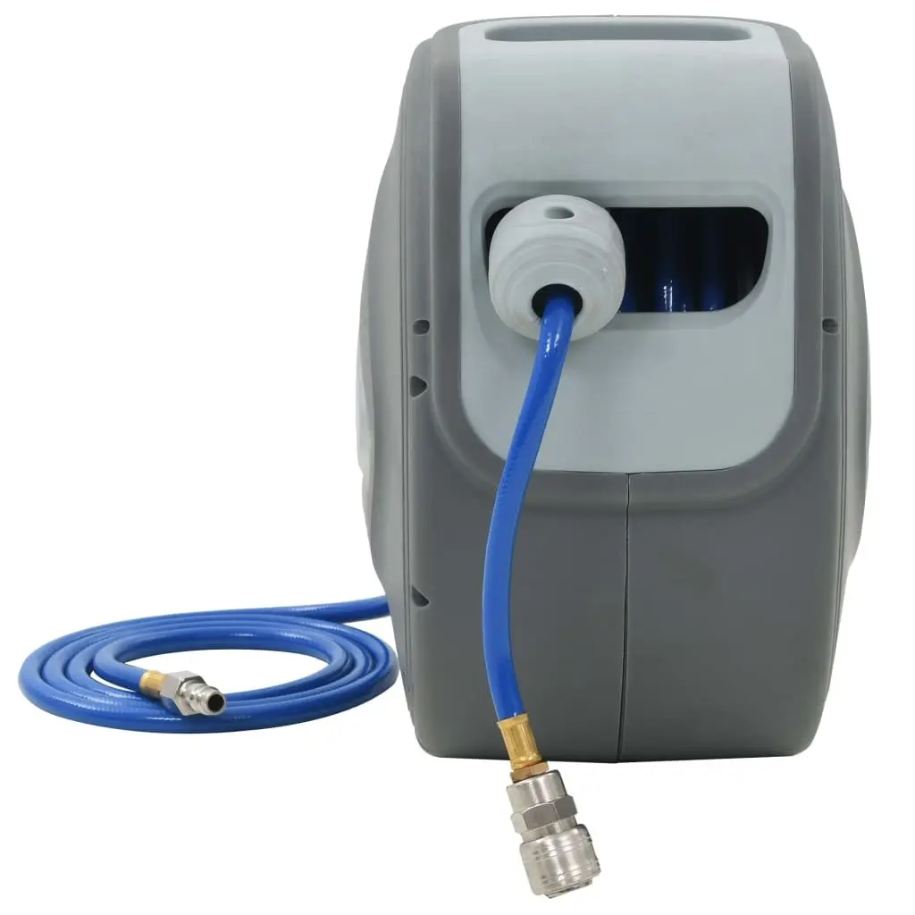 Automatic Retractable Air Hose Reel for Workshop Garage 20m 1/4