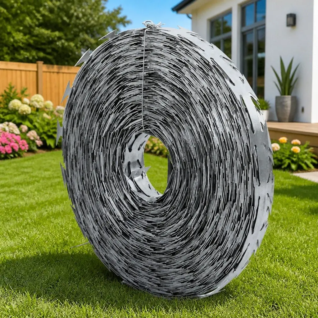 Razor Concertina Wire Galvanised Steel Garden Fence Security 500m