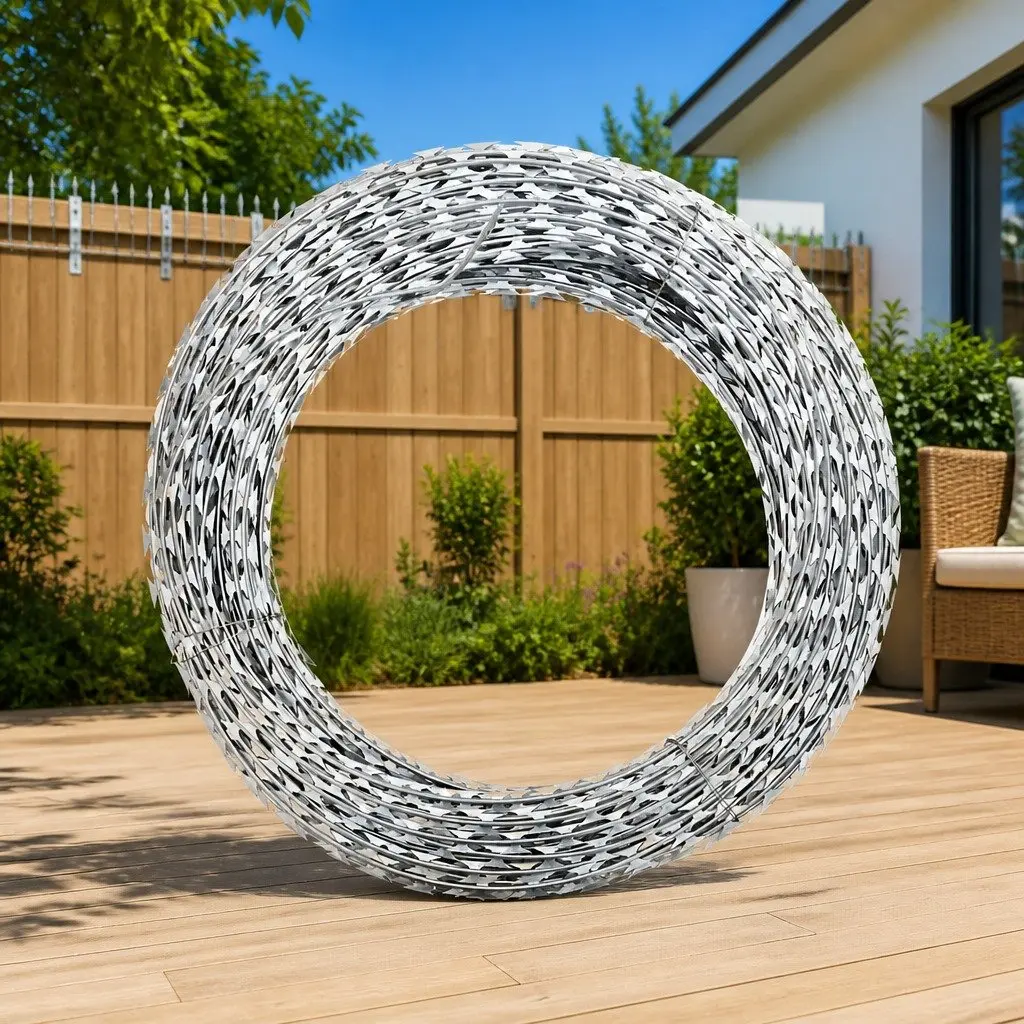 Concertina Razor Wire Galvanised Steel 300m