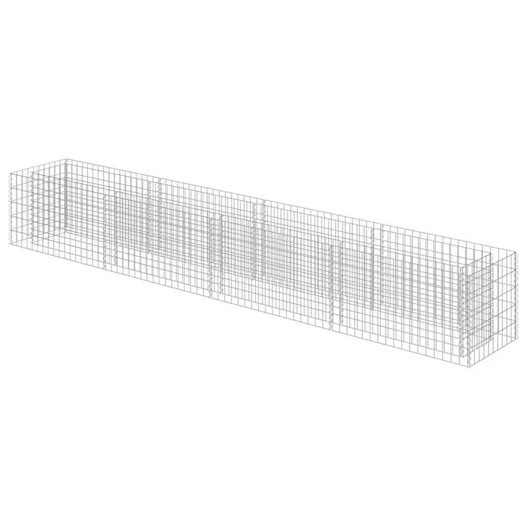 Gabion Raised Bed Garden Planter for Patio 360x50x50cm