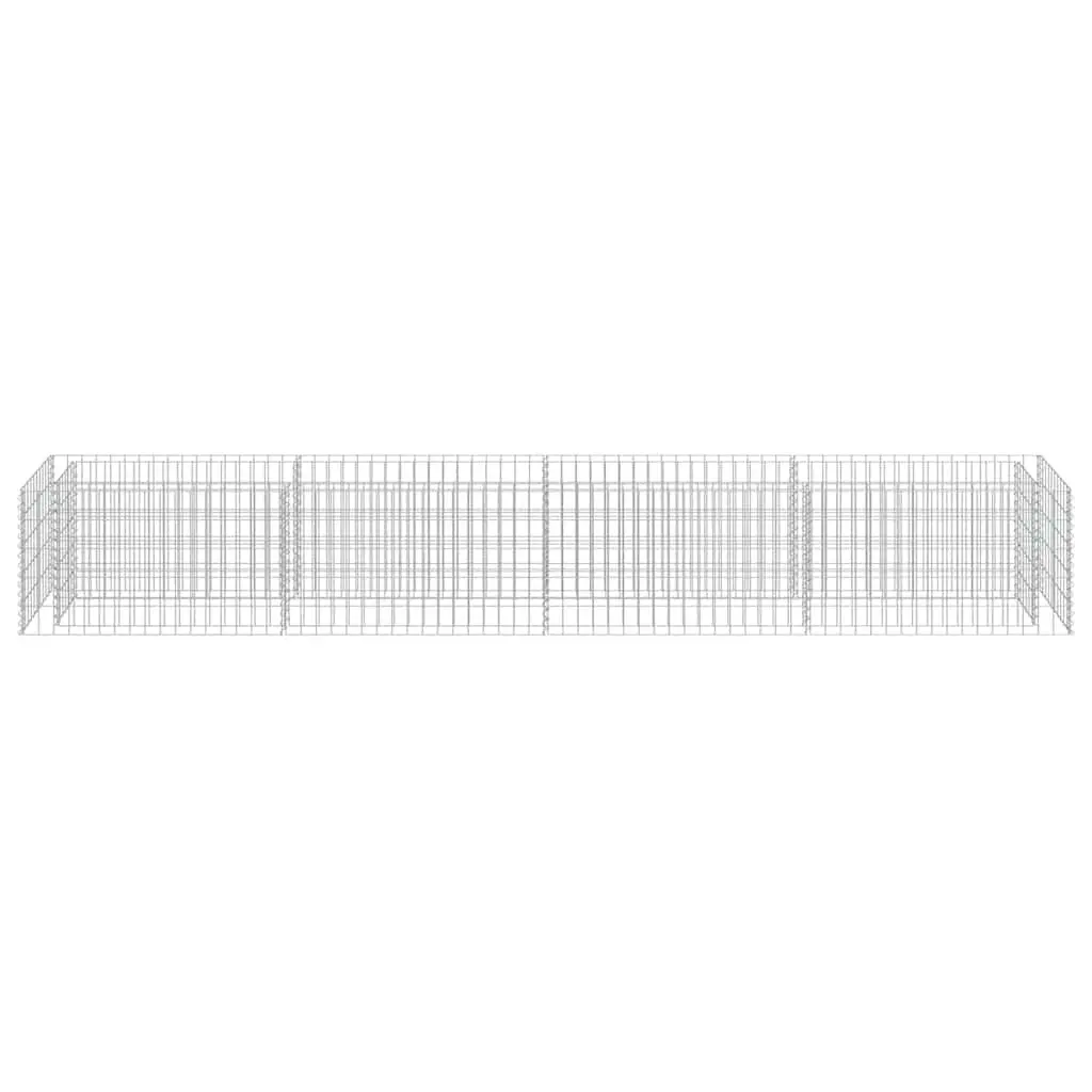 Gabion Raised Bed Garden Planter for Patio 360x50x50cm