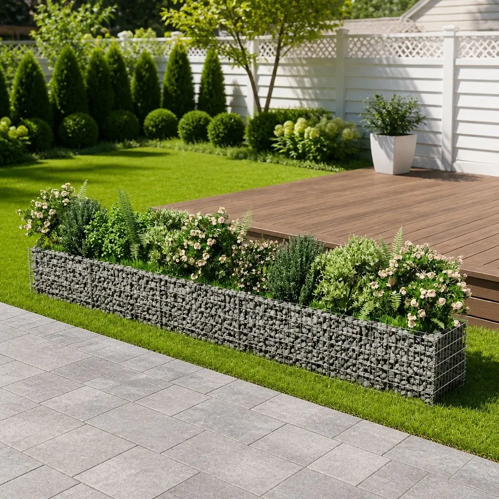Gabion Raised Bed 450x50x50 cm
