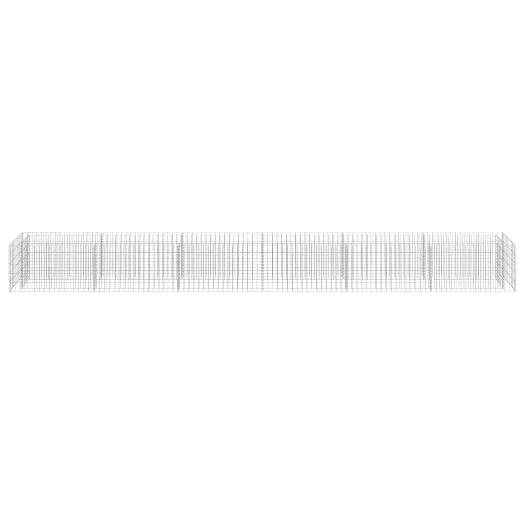 Gabion Raised Garden Bed Planter Box Outdoor 540x50x50 cm