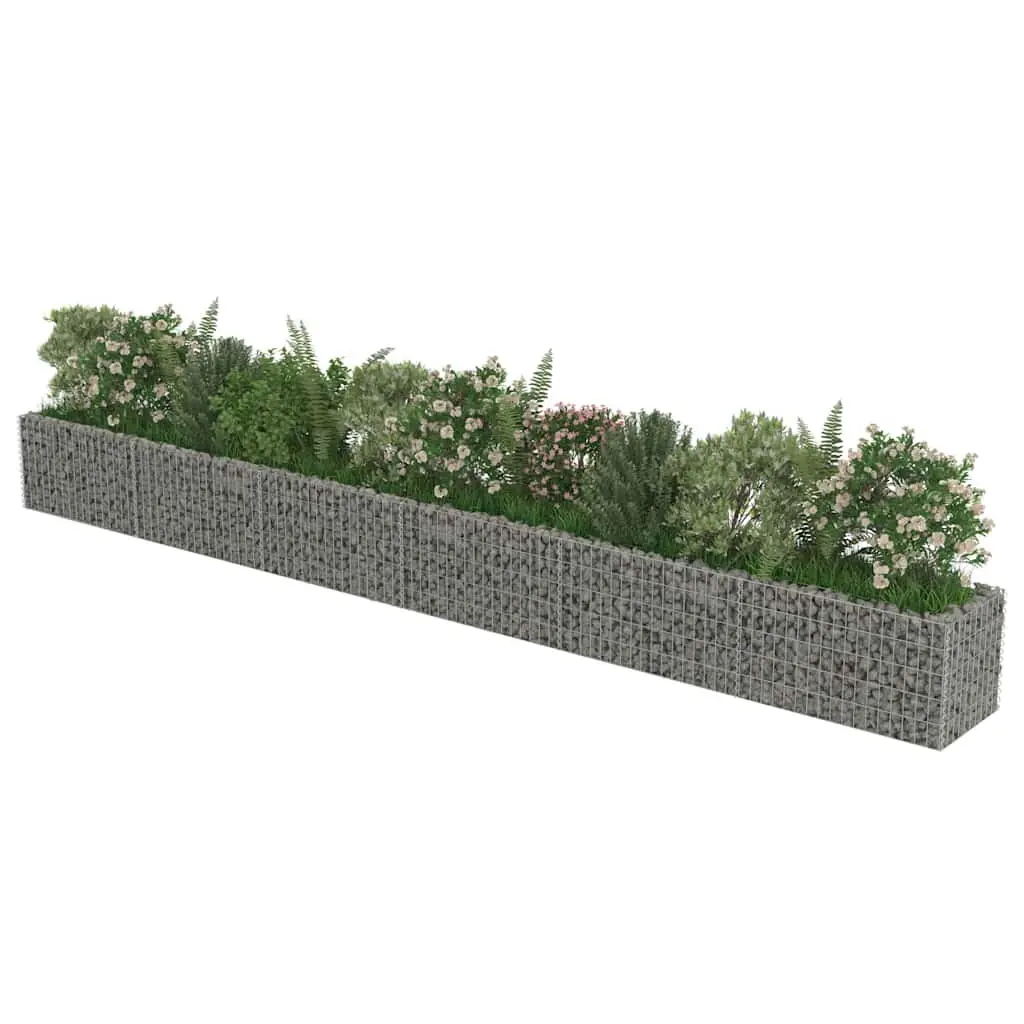 Gabion Raised Garden Bed Planter Box Outdoor 540x50x50 cm