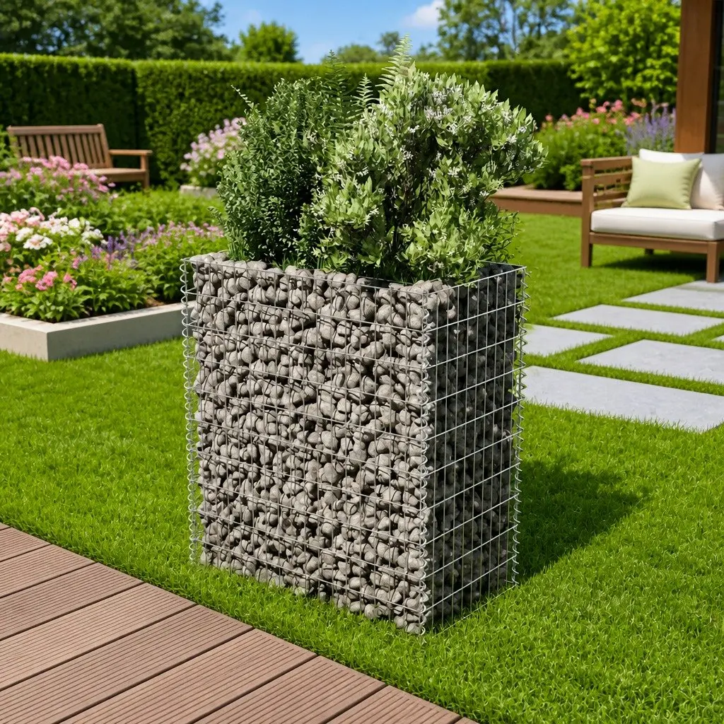 Gabion Raised Bed Garden Planter