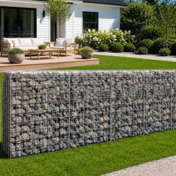 Gabion Wall Panel Specifications: 450x30x100cm Galvanised Steel