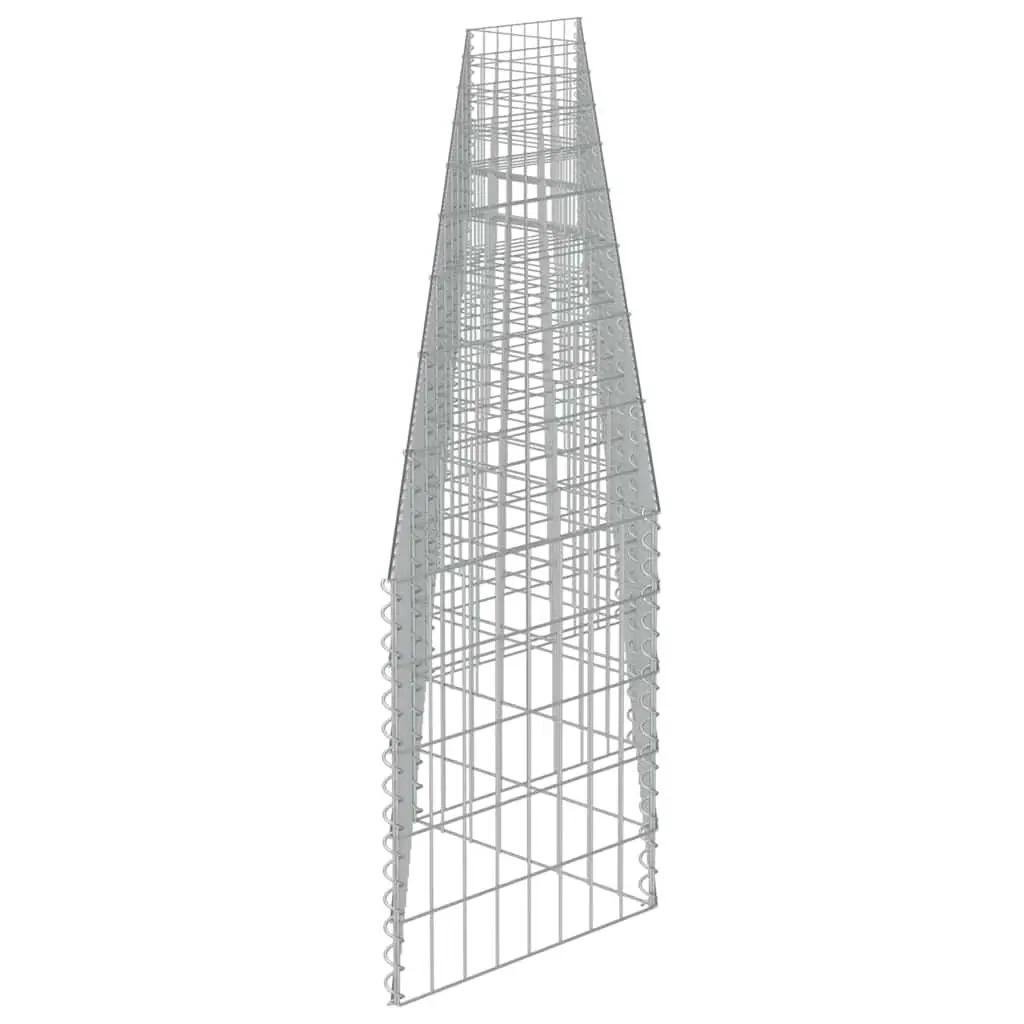 Gabion Wall Fence Panel Retaining Garden Barrier Raised Bed Planter 630x30x50cm