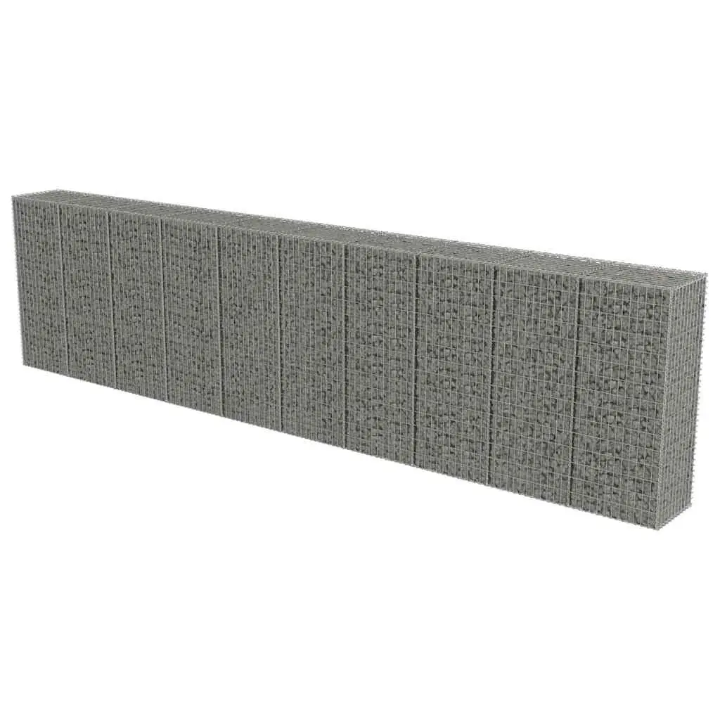 Gabion Wall Panel Galvanised Steel Retaining Fence Landscape Garden Barrier