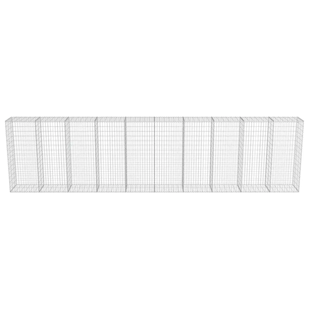 Gabion Wall Panel Galvanised Steel Retaining Fence Landscape Garden Barrier