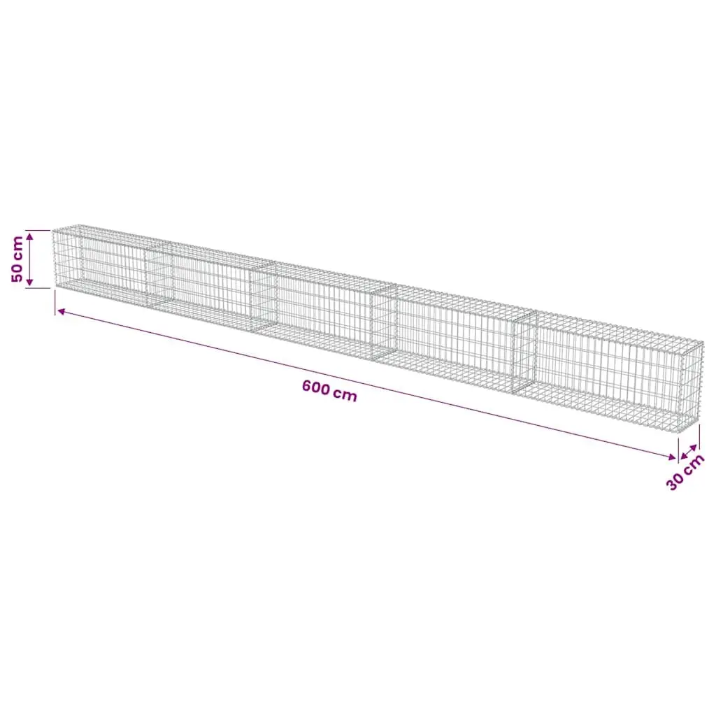 Galvanised Steel Gabion Wall Panel