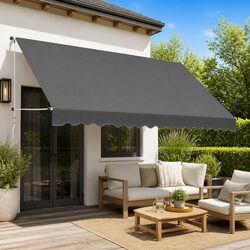 Specifications of 350cm Manual Retractable Awning