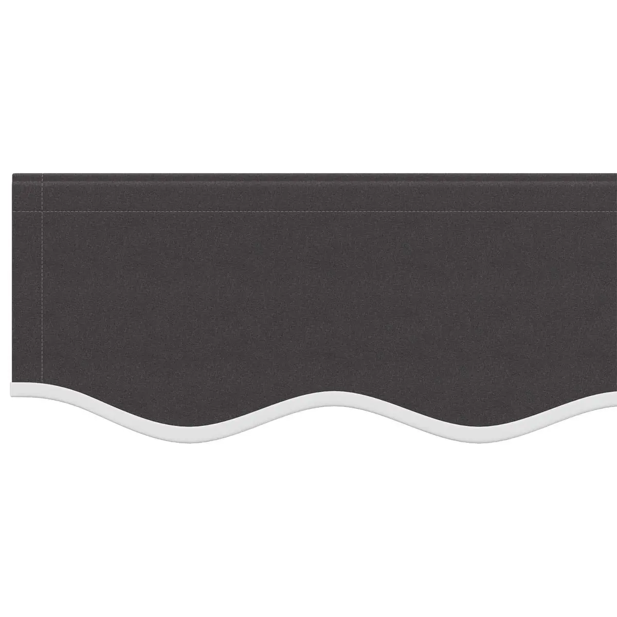 Awning Replacement Fabric Grey 3x2.5m Outdoor Shade Patio Balcony Garden Cover