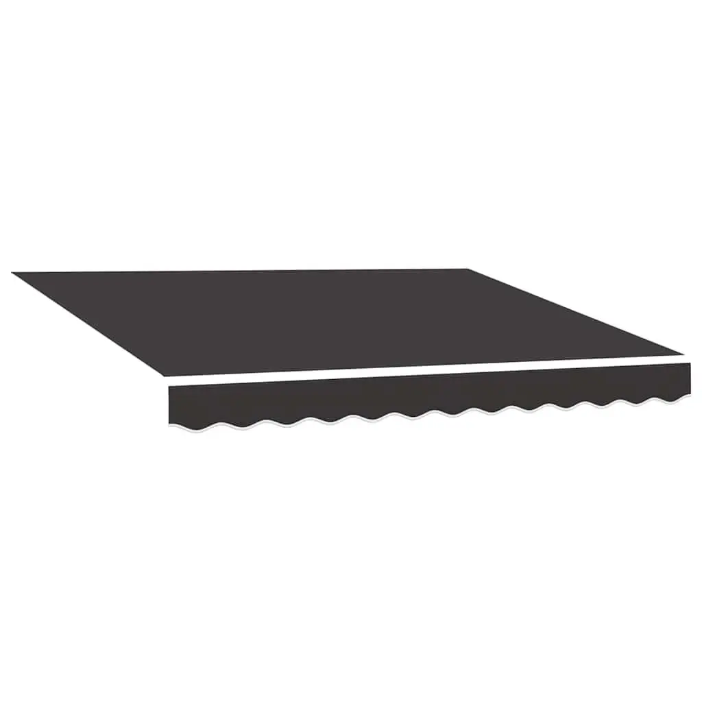 Awning Replacement Fabric Anthracite Grey 3.5x2.5 m UV Resistant Polyester