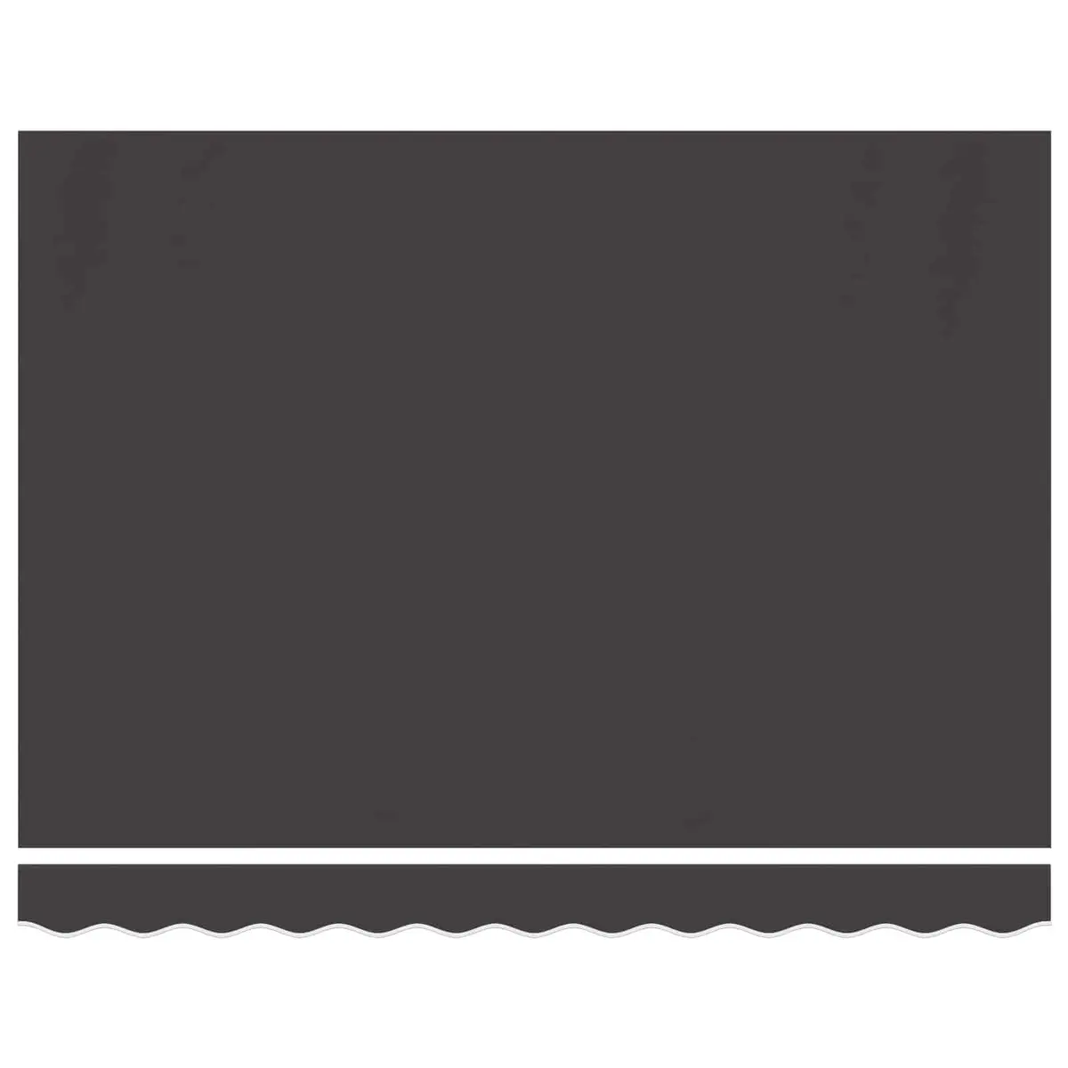 Awning Replacement Fabric Anthracite Grey 3.5x2.5 m UV Resistant Polyester