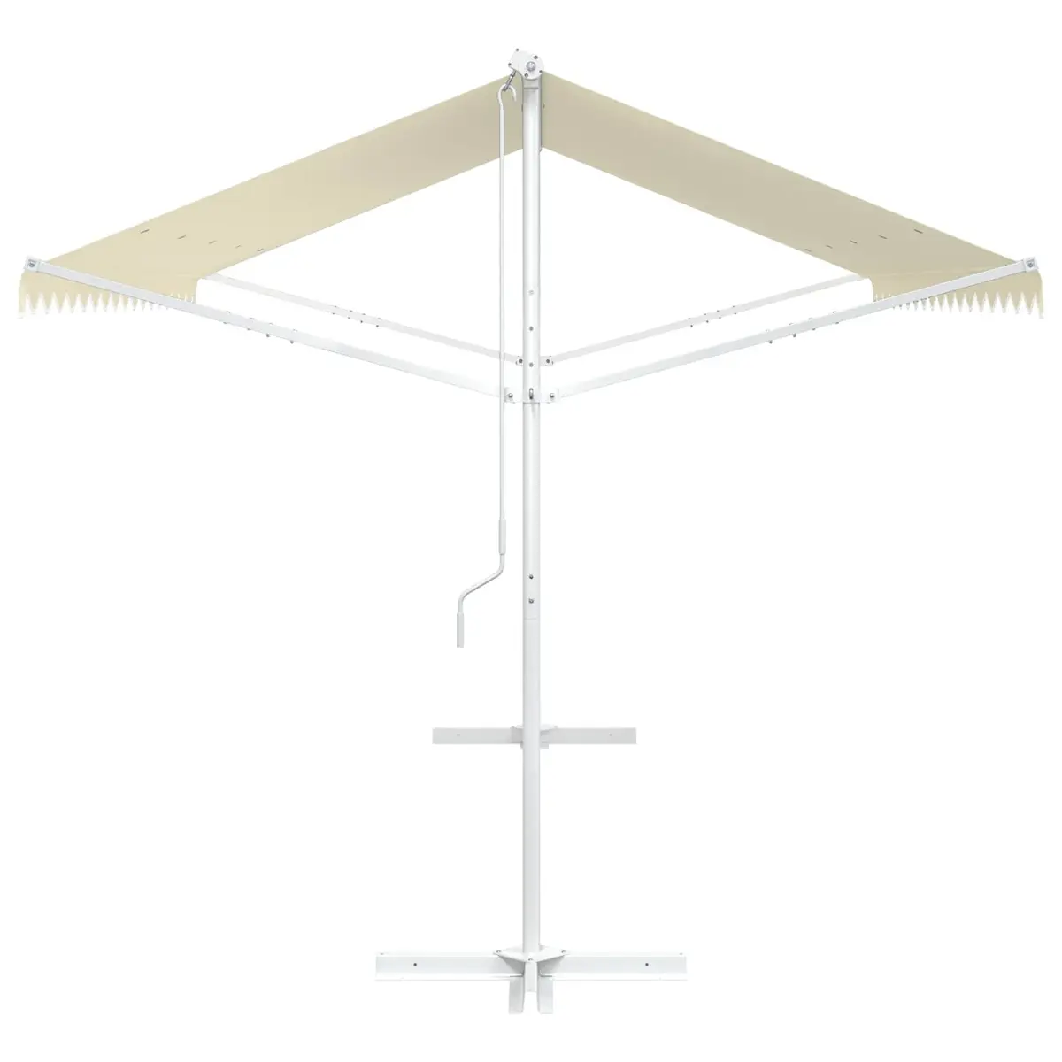 Free Standing Awning Outdoor Garden Patio 4x3m Cream Waterproof Canopy