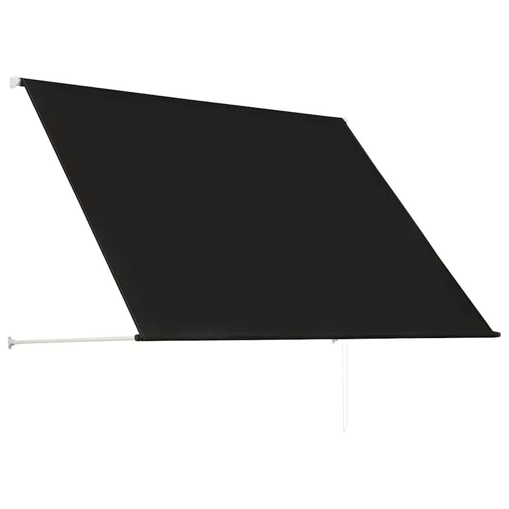 200x150cm Anthracite Retractable Awning with Steel Frame