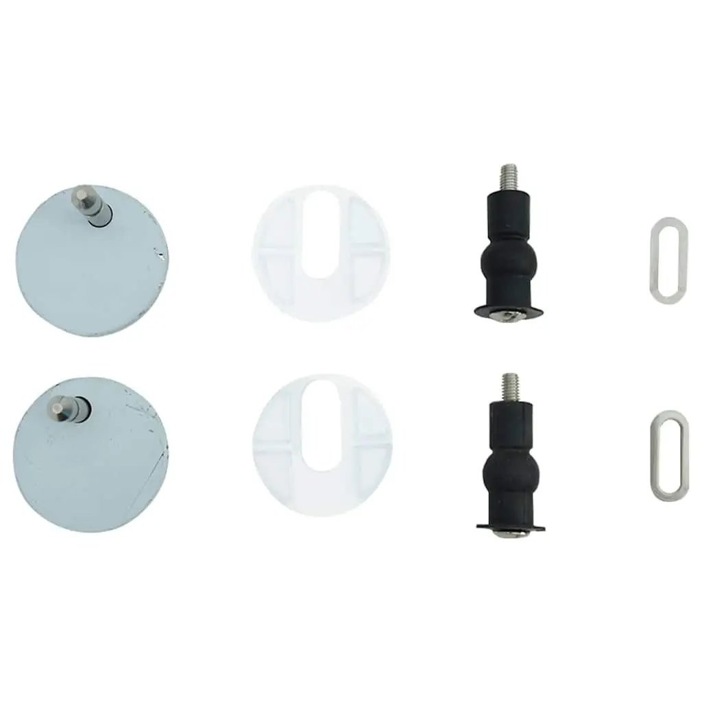 Toilet Seat with Soft Close Lid Grey Stones Design Bathroom Fixture
