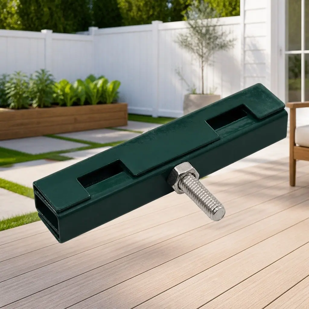 Garden U Mat Connector 10 Sets Green Fence Mesh Panel Joint Bracket