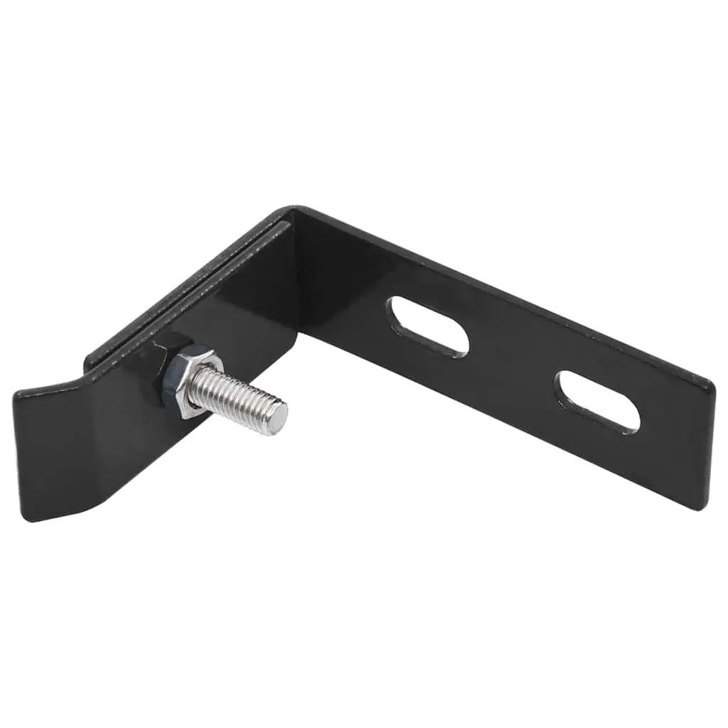 Wall Corner Connector Garden Use 10 Sets Anthracite Fence Reinforcement Brackets