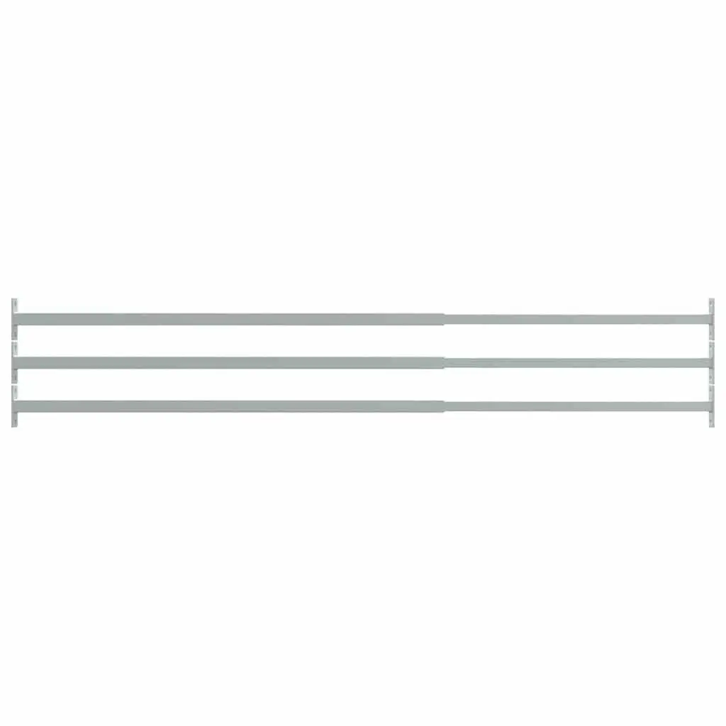 Adjustable Security Window Bars Set 3 Piece Home Office 710-1200 mm Silver
