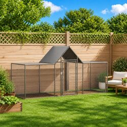 Specifications of Galvanised Steel Chicken Coop 3x1x1.5m