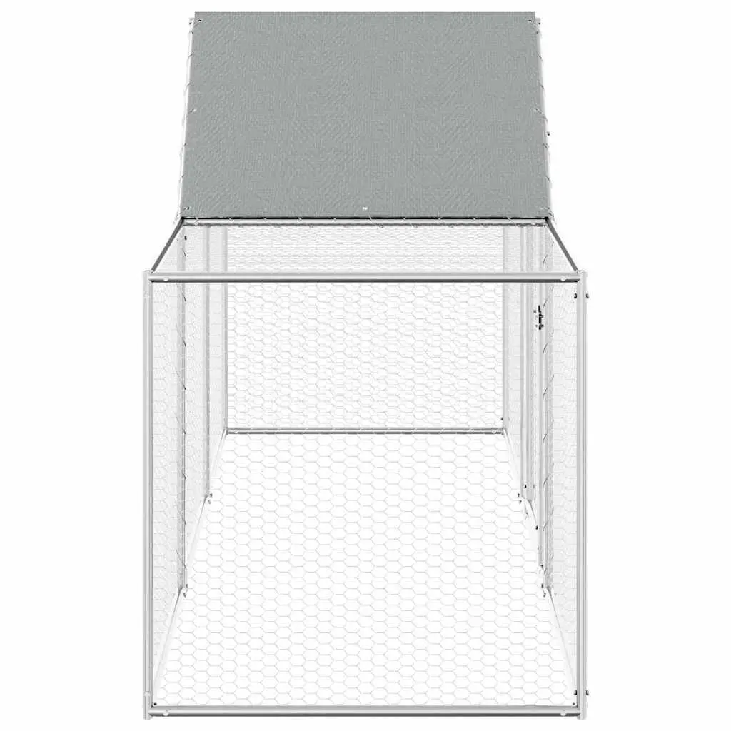 Chicken Coop for Garden 3x1x1.5m Galvanised Steel Poultry House Run Enclosure